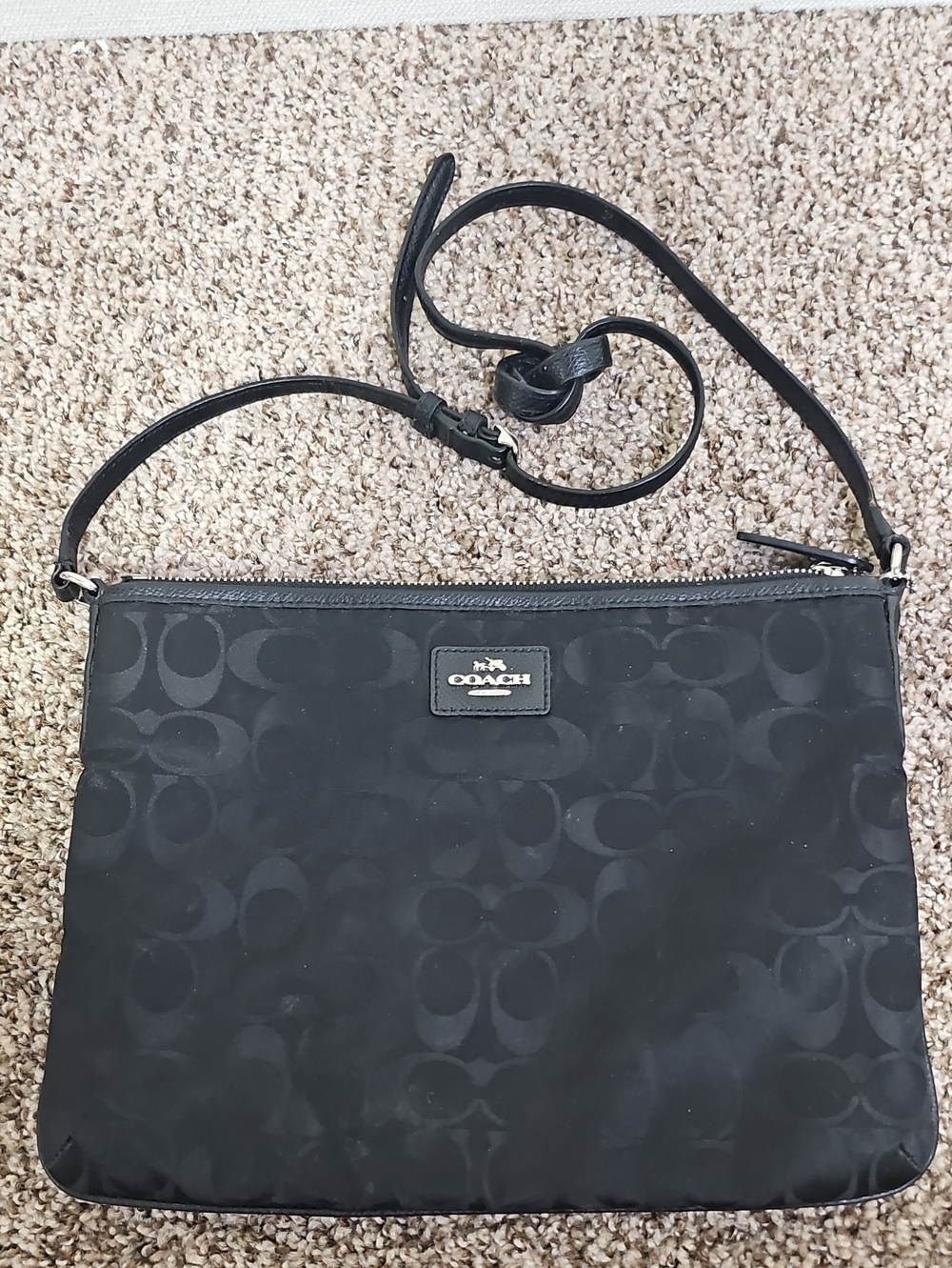 COACH NYLON IPAD CROSSBODY BAG BFPM-07-173